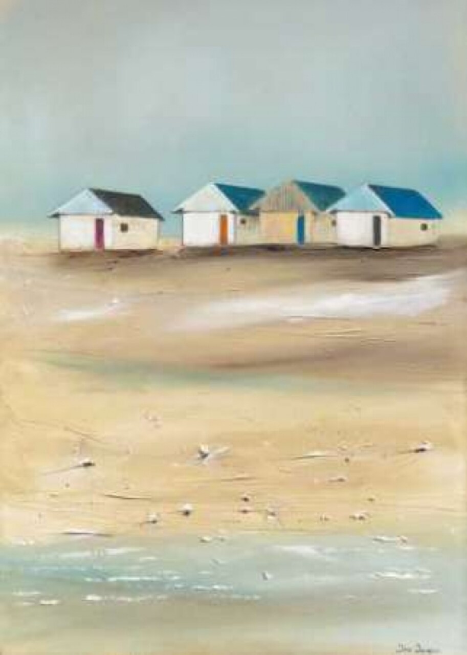 Beach cabins IV Poster Print by Jean Jauneau - Item # VARPDXGA0102422